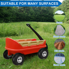 Phepetroll ideal for garden carts across grass, dirt, and pavement.