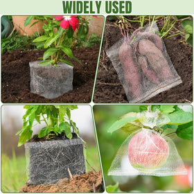 Phepetroll gardening gloves included with basket for safe setup.