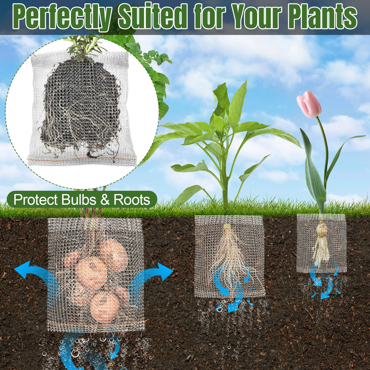 Phepetroll gloves included to simplify installation and removal.