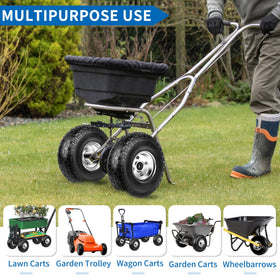 Phepetroll versatile tire suitable for carts, wagons, and wheelbarrows