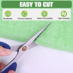 Soft elastic cotton insert resists wear for long-term planter use.