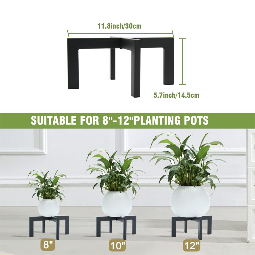 Phikrou corner display featuring modern minimalist plant pedestal.
