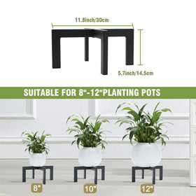 Phikrou corner display featuring modern minimalist plant pedestal.
