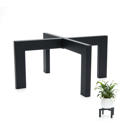 Phikrou plant stand top view with sturdy 12-inch platform for versatile pots.