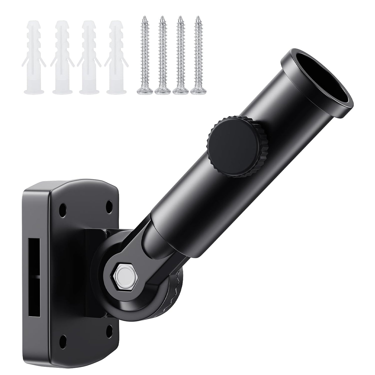 PHITRIC adjustable flag pole holder with multi-angle mounting for flexible flag display.