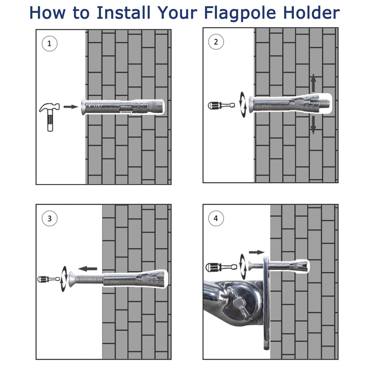 PHITRIC easy-installation screws simplify mounting on patios or porches.