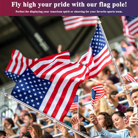 PHITRIC versatile design supports indoor or outdoor patriotic banners