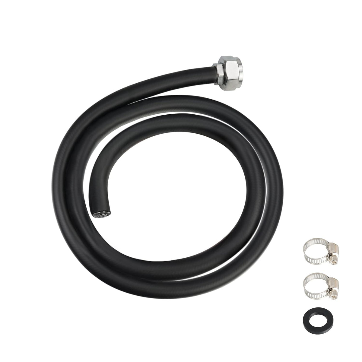 Phivan mop sink hose with three-quarter-inch leader for simple faucet attachment