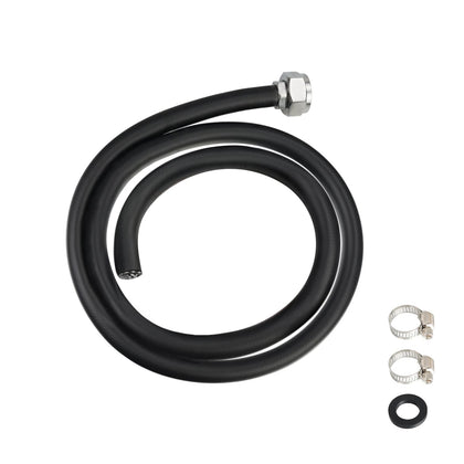 Phivan mop sink hose with three-quarter-inch leader for simple faucet attachment