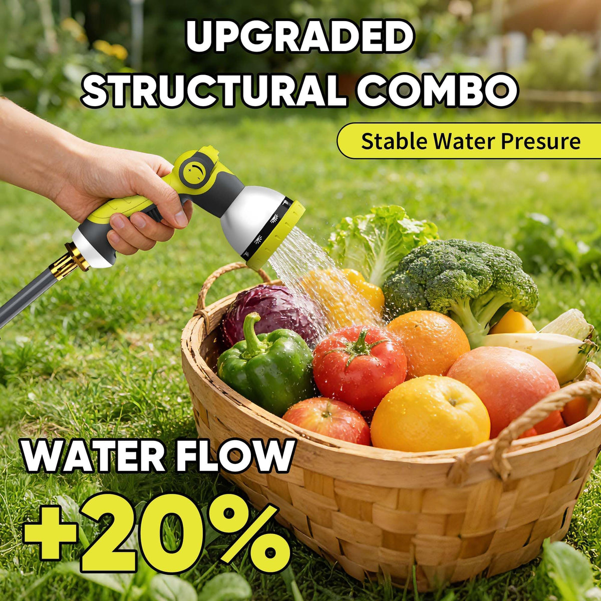 PHLEX PRO weather-resistant hose performs in sun, rain, and cold.