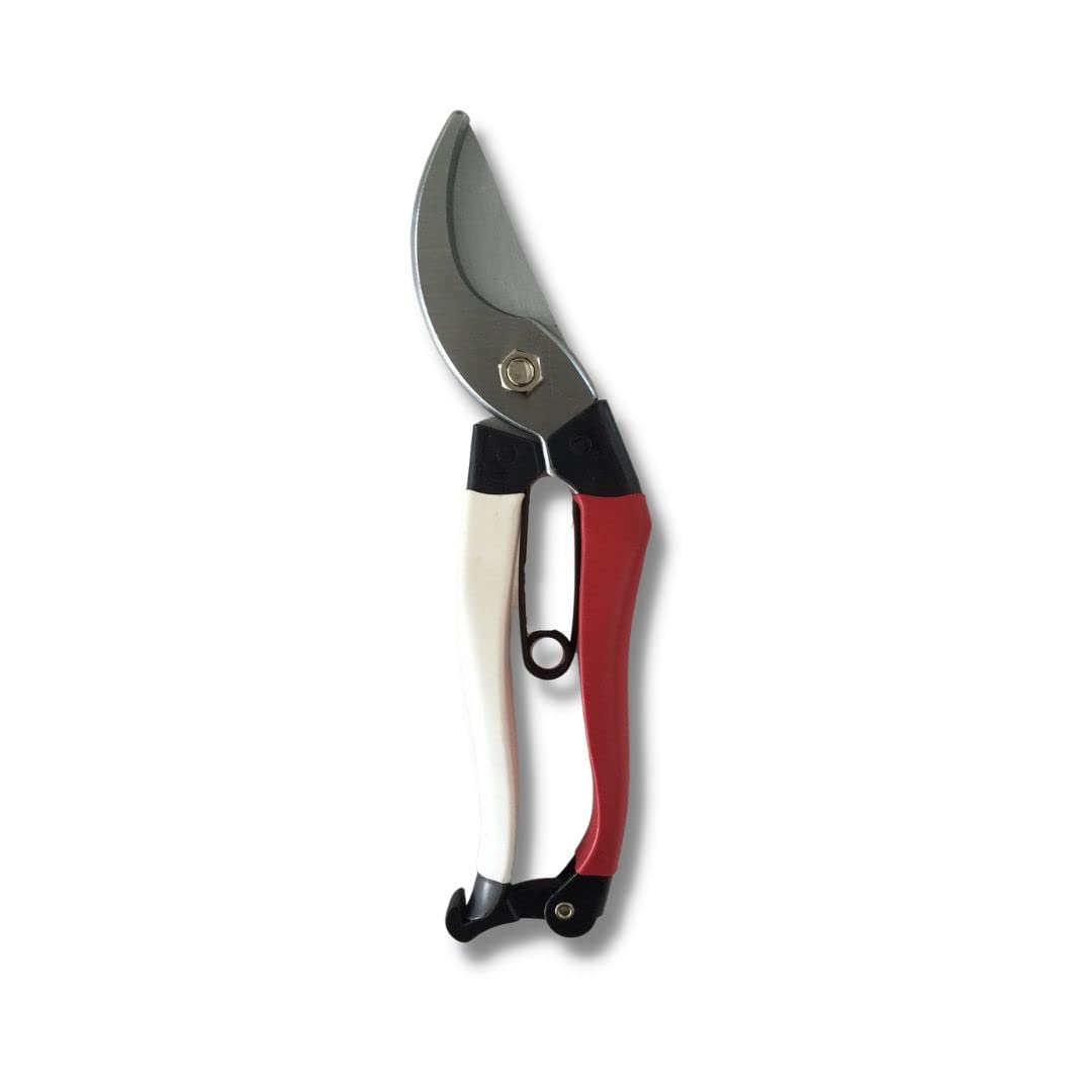 Phoenix Tools pruner ergonomic handle demonstrates comfortable grip for extended pruning sessions