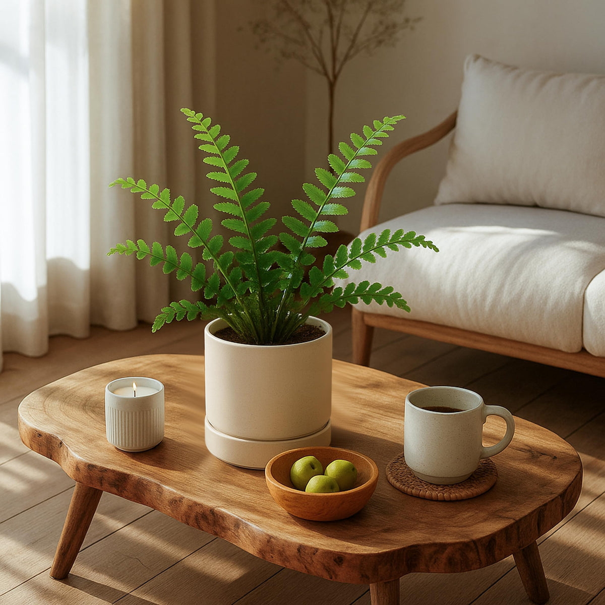 Phoenix Vine modern minimalist planter blends with living spaces and décor