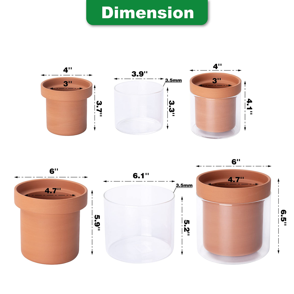 Phoenix Vine terracotta texture closeup reveals porous walls aiding moisture transfer