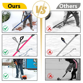 Phoncoo adjustable knob simplifies secure attachment on most shovels