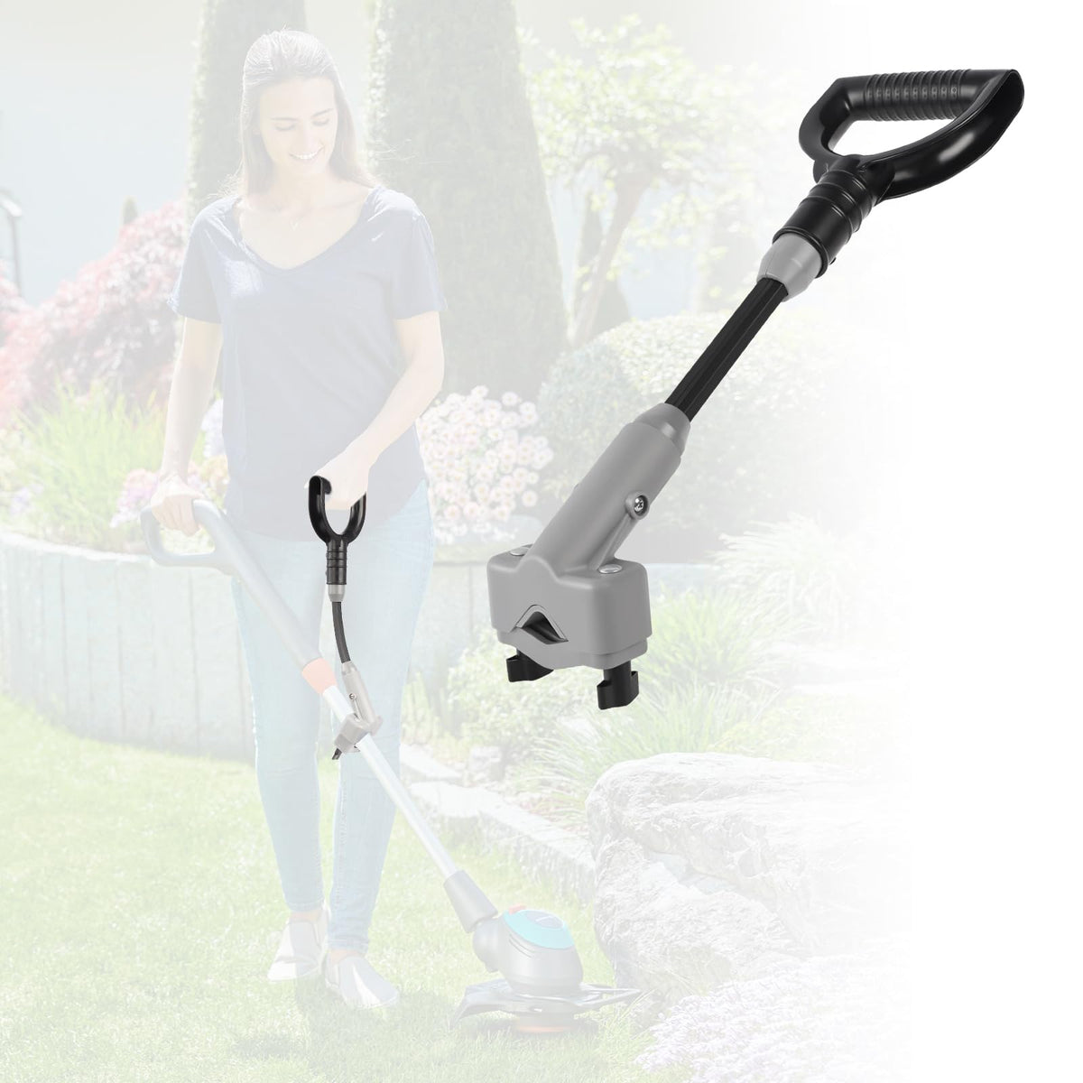 Phoncoo universal snow shovel handle attachment improves posture during shoveling