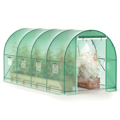 Phonjoroo Greenhouse heavy-duty frame provides sturdy structure for year-round gardening