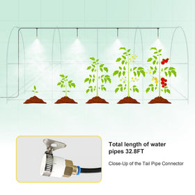 Phonjoroo Greenhouse mesh cover blocks UV and insects while keeping warmth inside