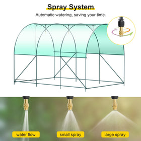 Phonjoroo spraying system with adjustable nozzles for customizable watering.