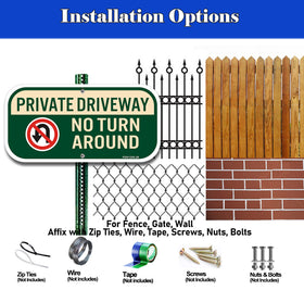 Phyabe rust-free aluminum sign with UV coating resists fading in sun and rain.