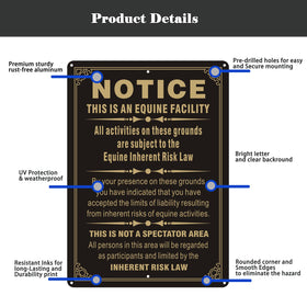 Phyabe two-sign-pack 14x10 display demonstrates quick mounting options and easy installation.