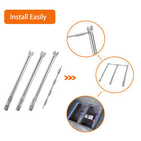 PHYESUVIN enamel 15.3 inch heat plate is easy to wipe clean after grilling grease.