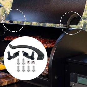 PHYESUVIN baked-paint finish metal resists wear on grill components.