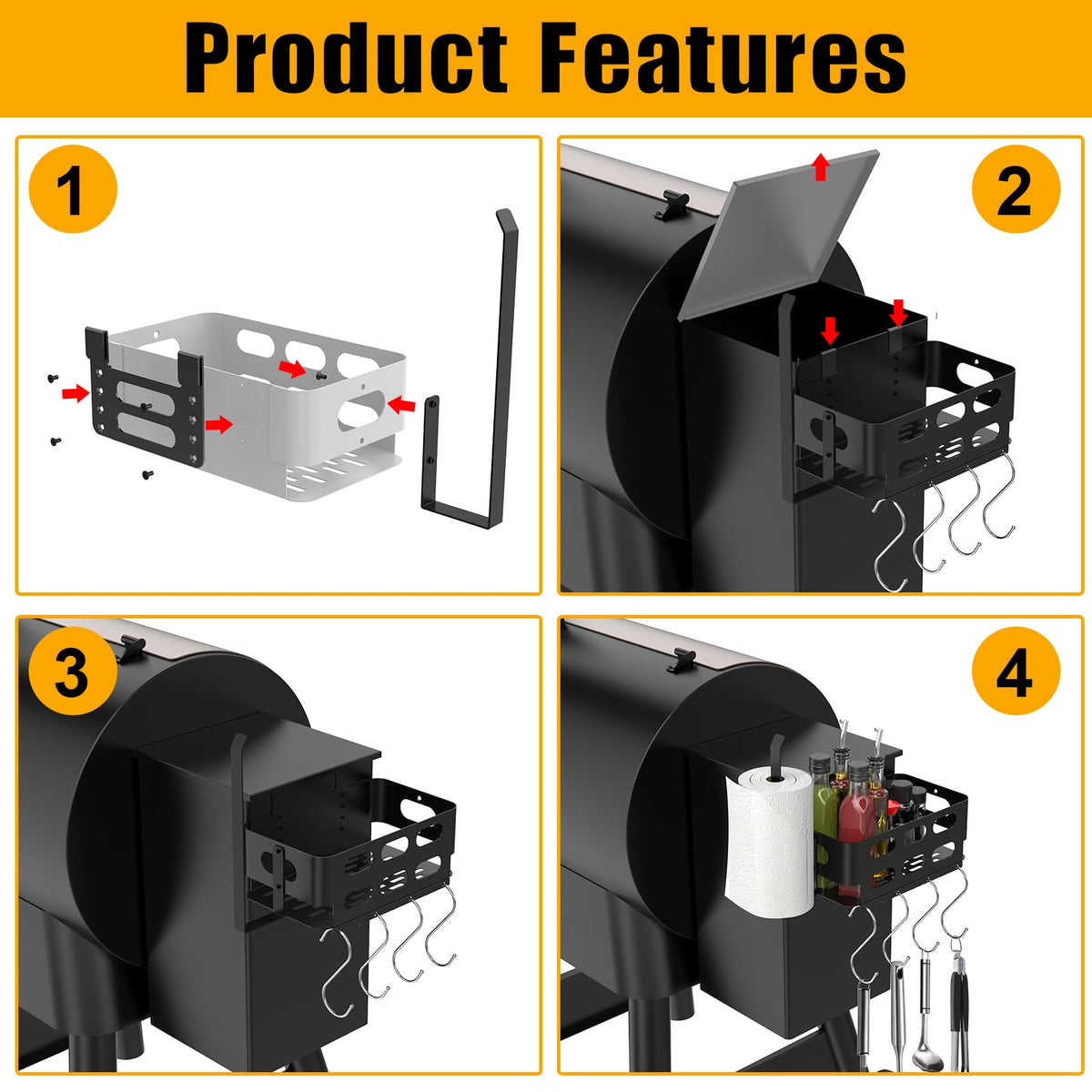 PHYESUVIN compact 11x6.5x4.1 inch size saves space.
