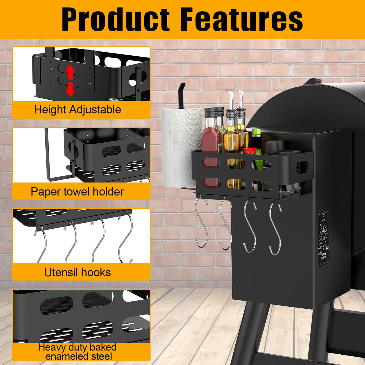 PHYESUVIN ironware with rust-resistant finish for durability.