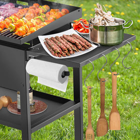 PHYESUVIN organization with four hooks for towels and grilling tools.