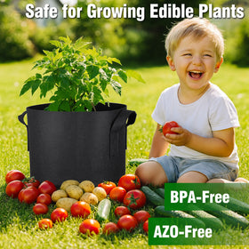PHYEX durable reusable grow bags withstand seasons for versatile garden setups.