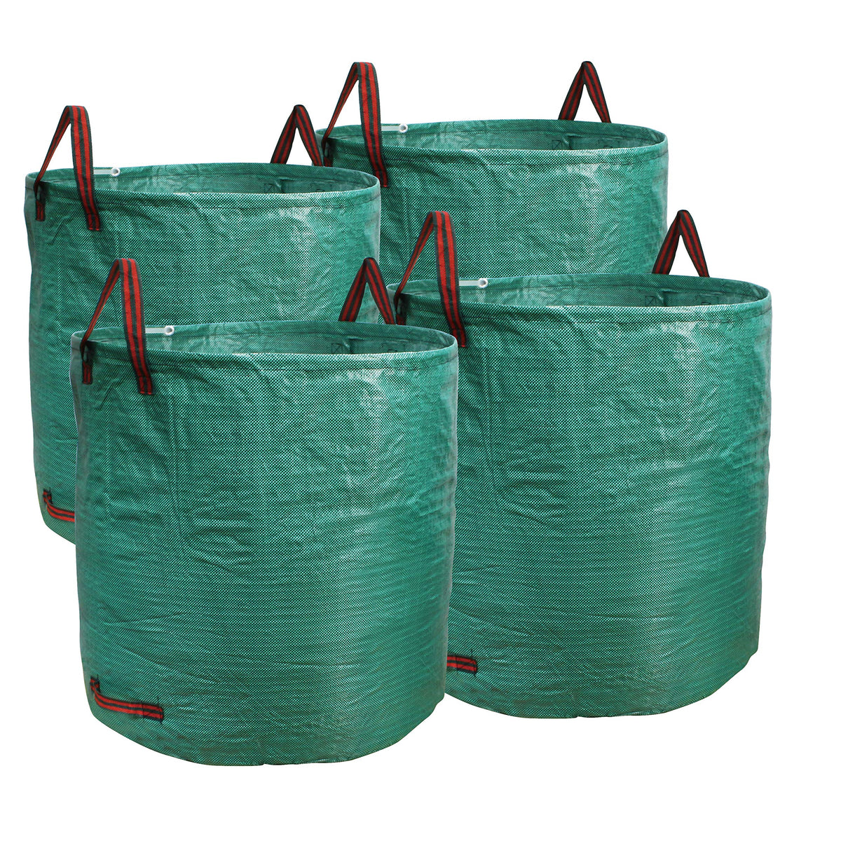 PHYEX 132-gallon garden bag shown in packaging for easy setup