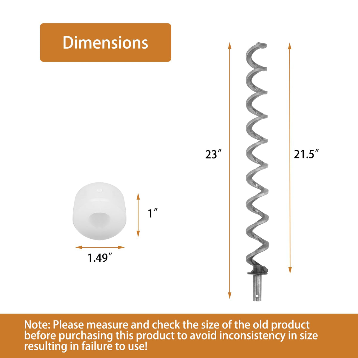 PHYPOBLE auger brush helps reduce jams with sturdy construction and precise alignment.