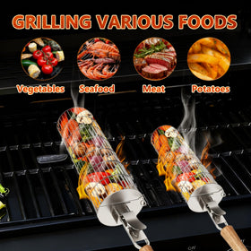 PHYUKEY rolling basket open to load vegetables quickly