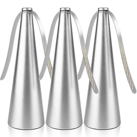 PIAOPIAONIU 3pc fly fans on an outdoor table deter flies from food.