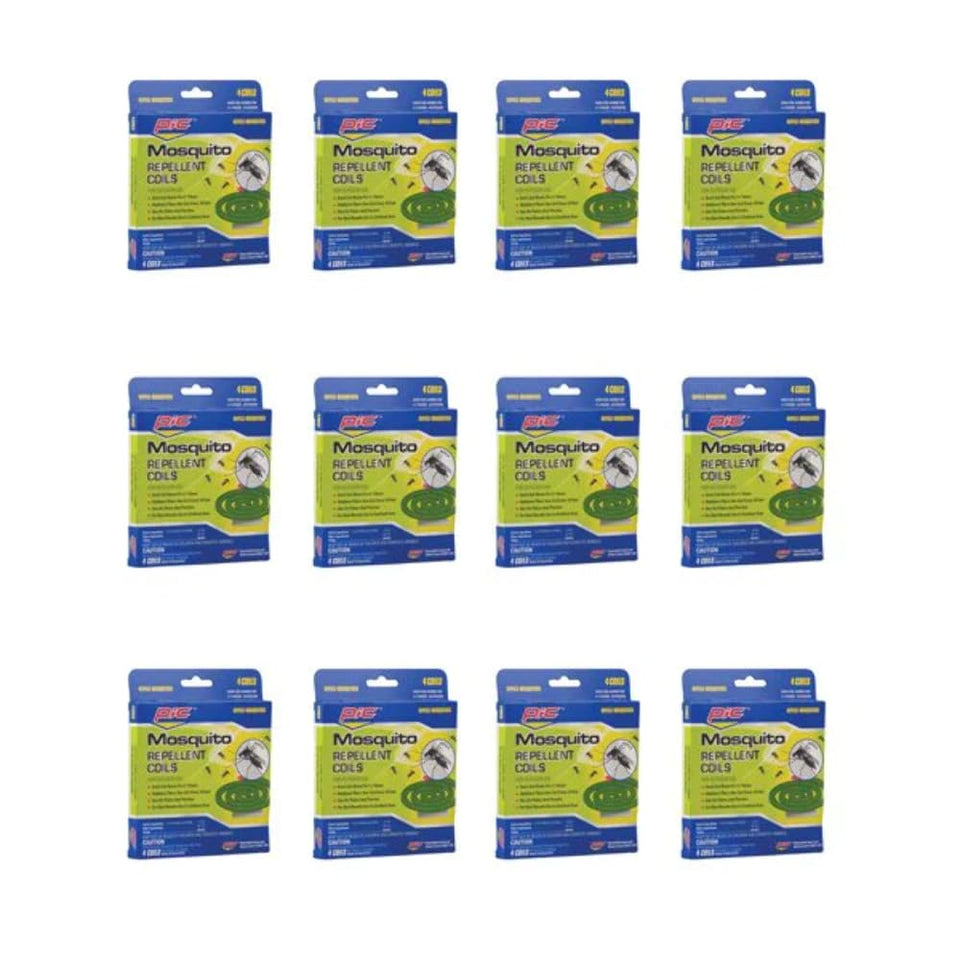 PIC C412 mosquito repellent coils for patios keep insects away during outdoor evenings.