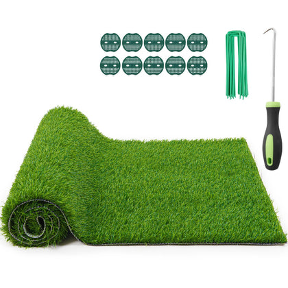 PICK FOR LIFE artificial grass with realistic texture for a natural lawn look.