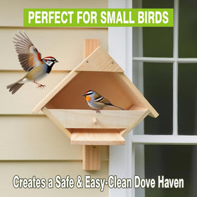 Pickei spacious interior dove nesting space for birds