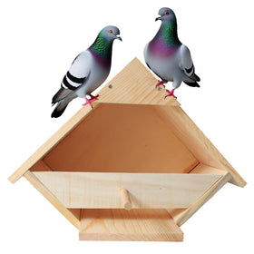 Pickei weatherproof solid wood dove nesting box, outdoor use ready