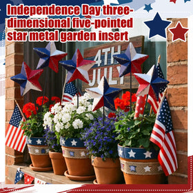 Pickmesh Fourth of July outdoor decoration adds festive patriotism.
