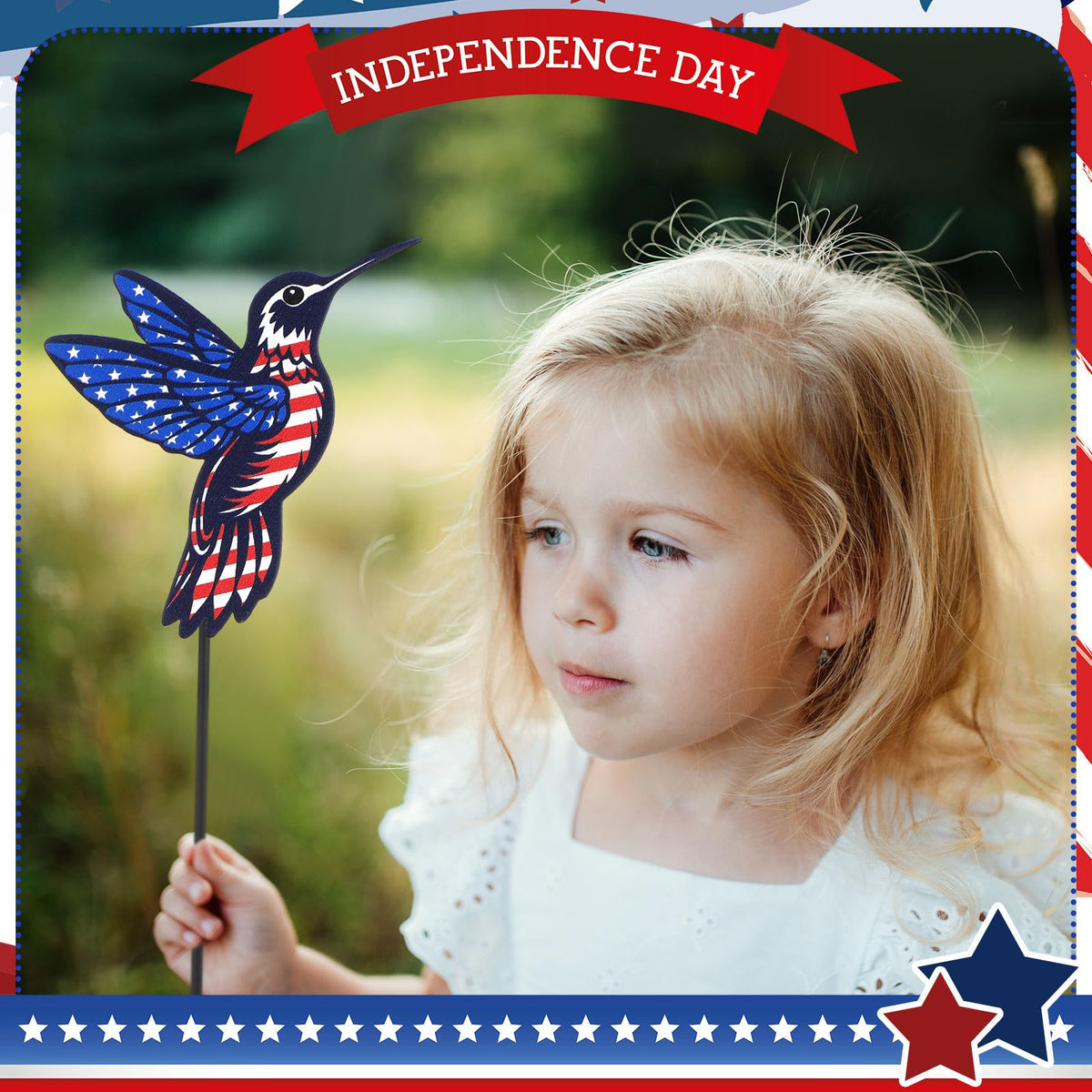 Pickmesh patriotic outdoor decor suits porches, decks, and gardens