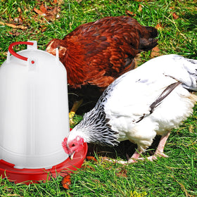 Pickmesh poultry waterer cleaning-friendly design minimizes litter entry.