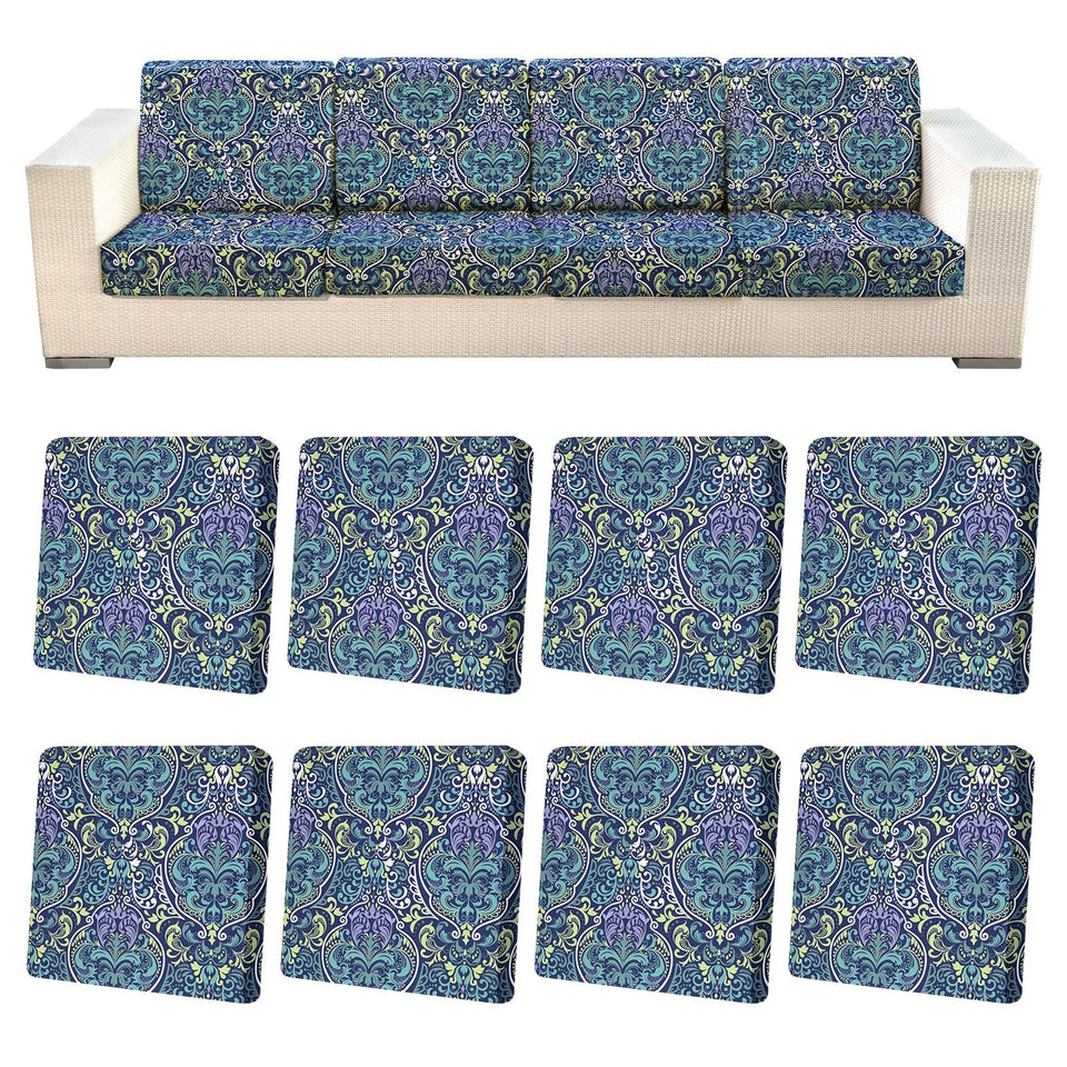 pickyNproud 8Pcs outdoor cushion covers with elastic bottom safeguard patio cushions from wear
