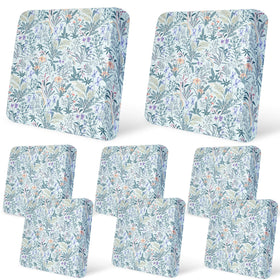 pickyNproud 8Pcs patio cushion covers in light cyan for refreshed outdoor seating