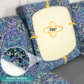 pickyNproud elastic-bottom design keeps cushions in place for a tidy seating area