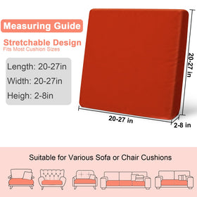 pickyNproud elastic-bottom cushion covers keeping cushions in place