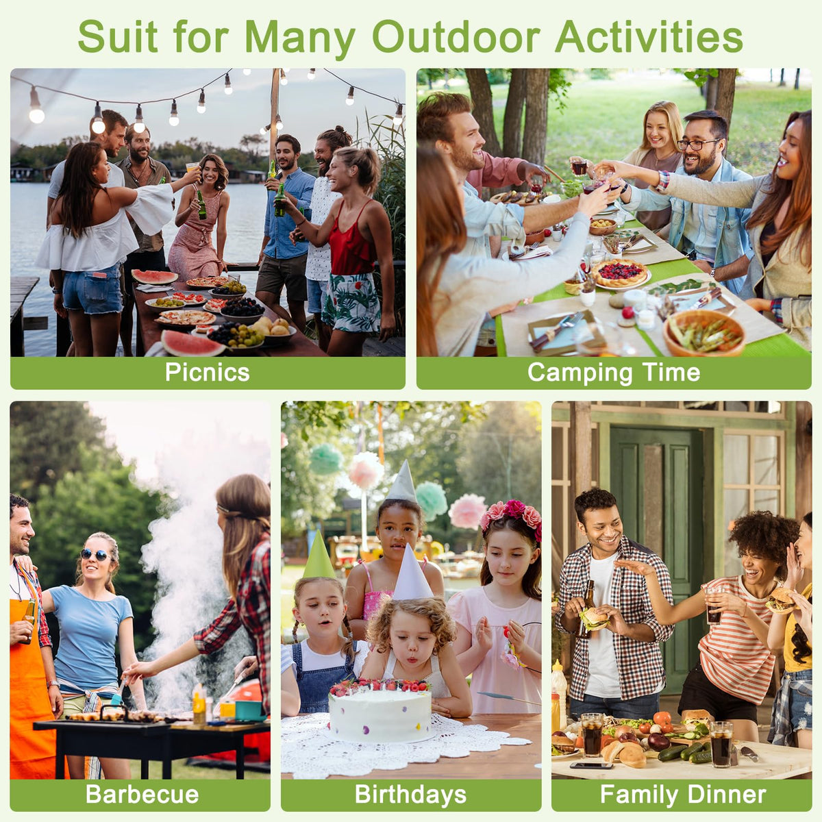 PickyNproud outdoor picnic setup illustrating easy cleanup and packing