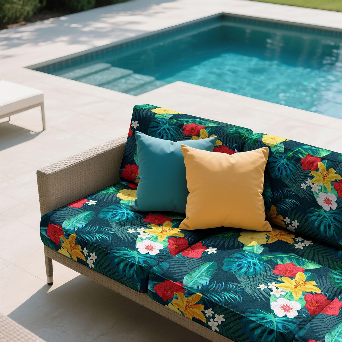 pickyNproud washable outdoor cushion cover for simple cleaning after outdoor use.