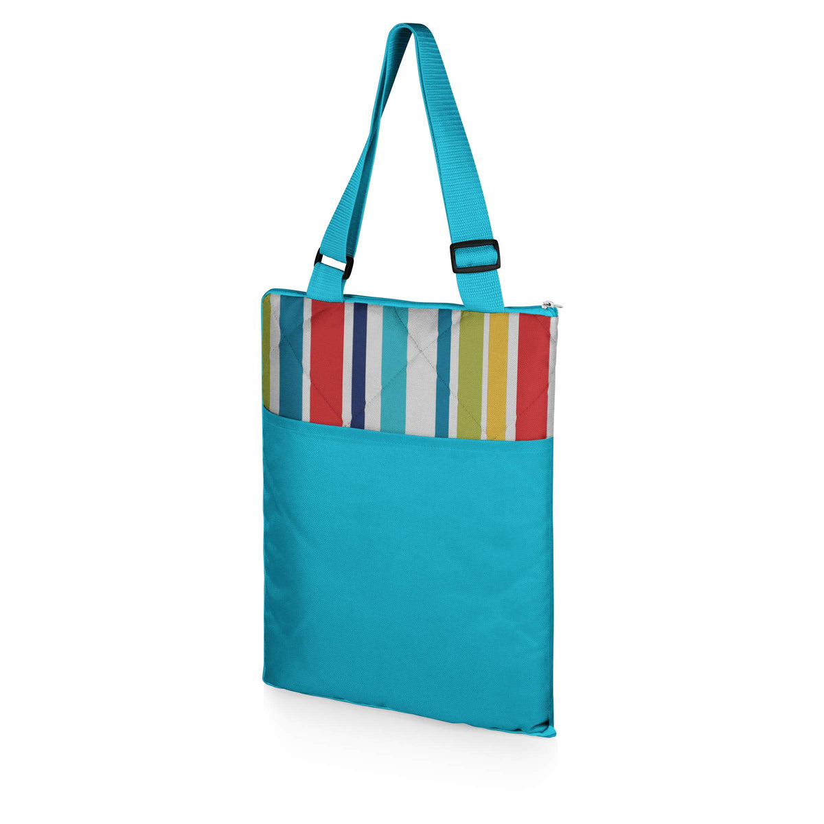 PICNIC TIME Oniva Vista blanket folded into tote for easy transport.