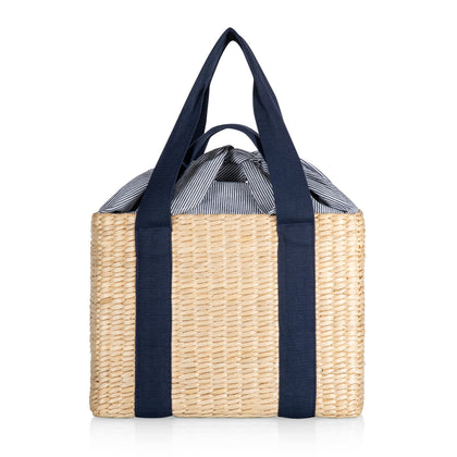 PICNIC TIME Parisian Picnic Basket in seagrass weave, ideal for stylish outdoor dining.