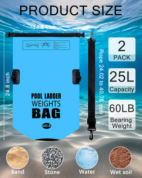 Piemow weight bags with easy-carry handle and strap for transport